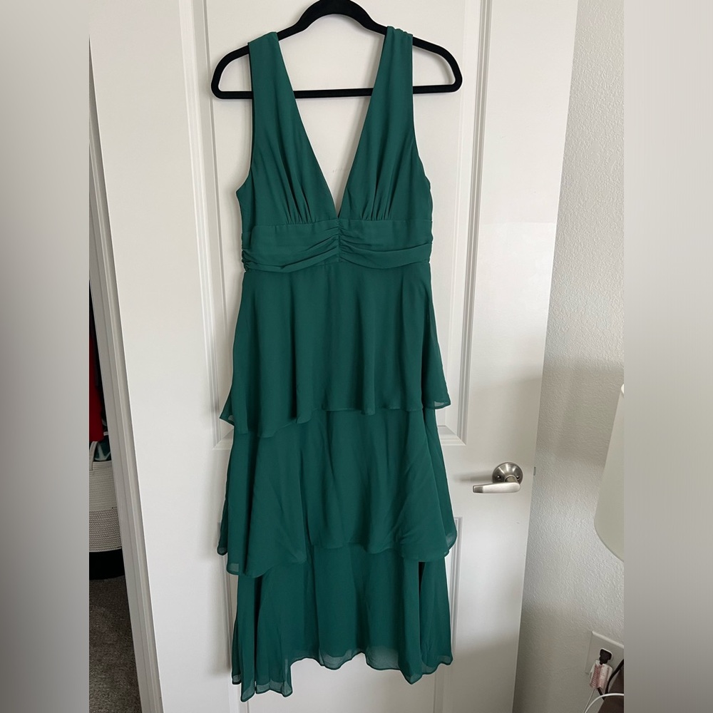 Lulus Emerald Green Wedding Guest Dress